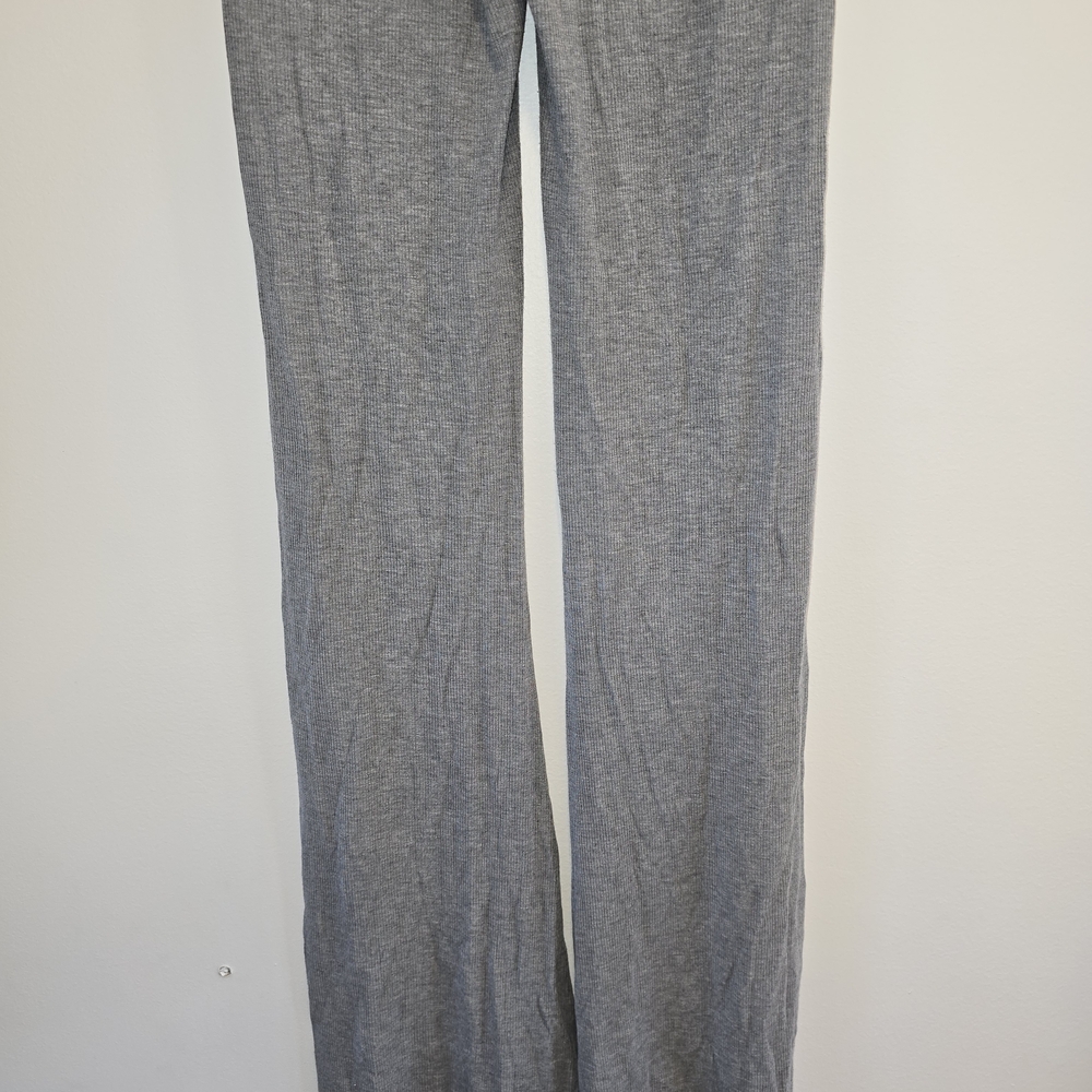 SKIMS Heather Gray Ribbed Lounge Pants Size Xs Nwot - Picture 5 of 7
